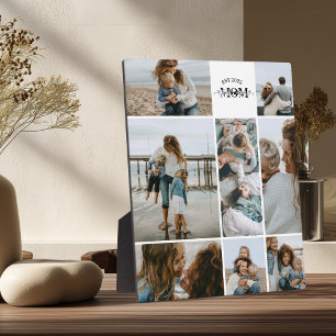 8 Benutzerdefinierte Fotocollage Beste Mutter über Fotoplatte