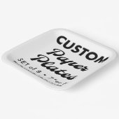 8 Benutzerdefinierte Personalisierte GRILLEN 9" Te Pappteller (Gewinkelt)