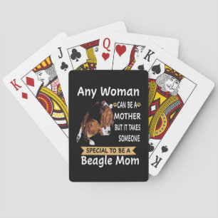 8 Besondere Mama für den Beagle Spielkarten
