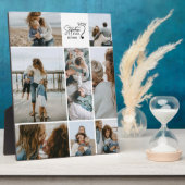 8 Best Stepmom Ever Custom Photo Collage Fotoplatte (Seite)