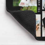 8 BildvorlagenCollage mit benutzerdefinierter Text Mousepad (Ecke)