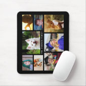 8 BildvorlagenCollage mit benutzerdefinierter Text Mousepad (Mit Mouse)