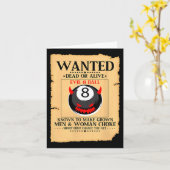 8 Billard Billiard Billiard Billard Pool Player Sn Karte (Gelbe Blume)
