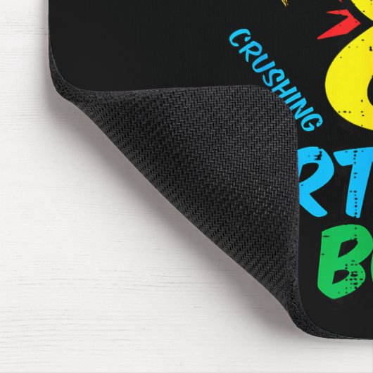 8 Birthday Boy Comic Cool 8th Bday Superhero Party Mousepad (Ecke)