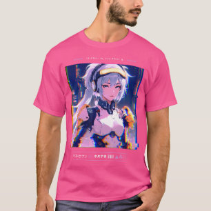 8-Bit Anime japanische Cyberpunk Streetwear Art To T-Shirt