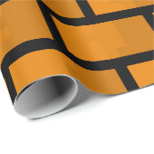 8 Bit-Backsteinmauer Geschenkpapier (Rolleneckpunkt)