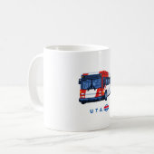 8 Bit Bus Tasse (Vorderseite Links)
