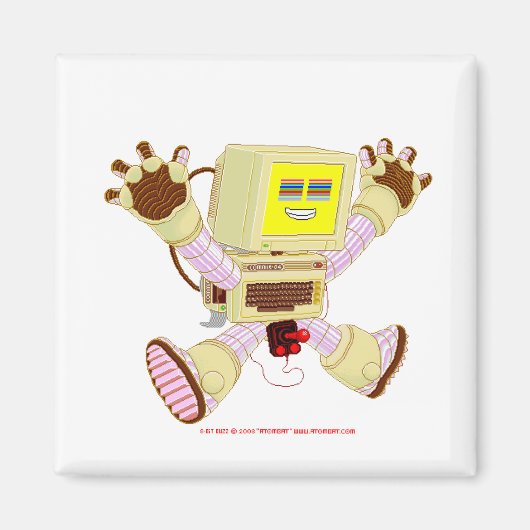 8 Bit Buzz v1.0 Magnet (Vorne)