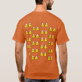 8-Bit Candy Corn Friends T-Shirt (Rückseite)