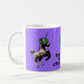"8-Bit Christmas" Pixel-Kaffee-Tasse (Lila) Kaffeetasse (Links)