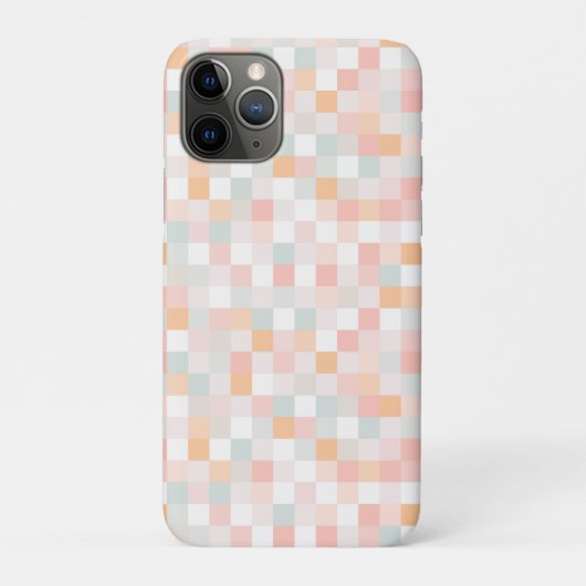 8-Bit-Computerspiel Pixel Regenbogen Block Case-Mate iPhone Hülle (Rückseite)