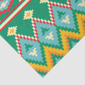 8-Bit-Design für das Tribal-Muster Seidenpapier (Ausschnitt)