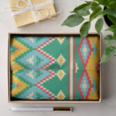 8-Bit-Design für das Tribal-Muster Seidenpapier (Geschenk)