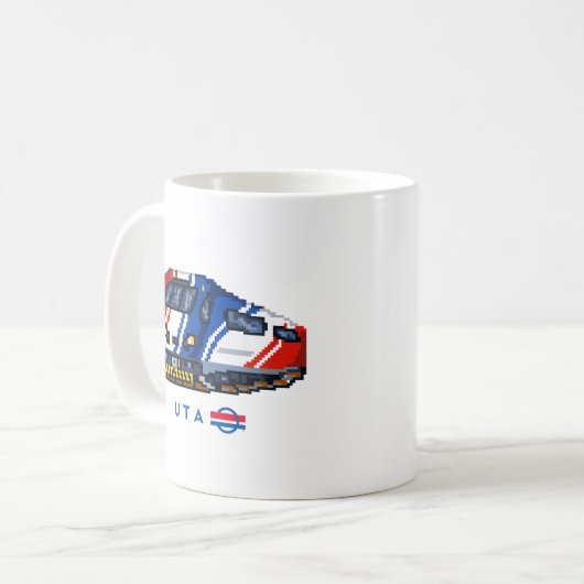 8-Bit-FrontRunner-Tasse Kaffeetasse (Vorderseite Links)