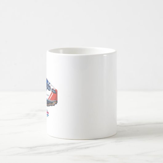 8-Bit-FrontRunner-Tasse Kaffeetasse (Mittel)