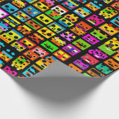 8 Bit - Geschenkpapier für Feiertage und Feiertage (Ecke)