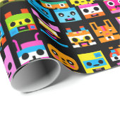 8 Bit - Geschenkpapier für Feiertage und Feiertage (Rolleneckpunkt)