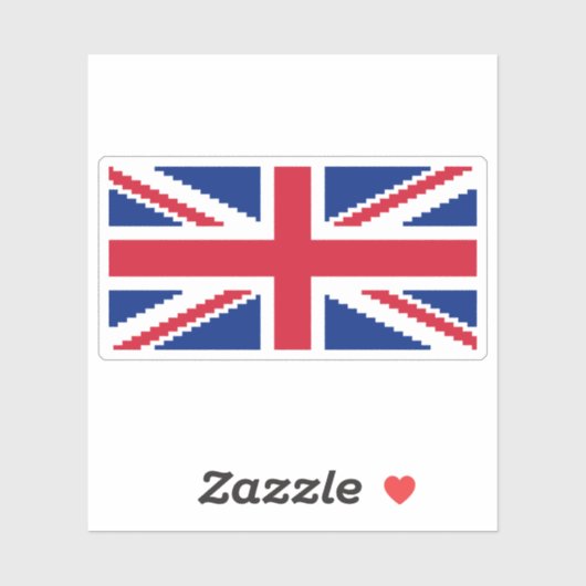 8 Bit-Gewerkschaft Pixel-Jack Aufkleber (Blatt)