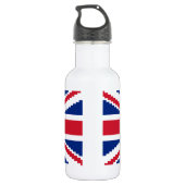 8 Bit-Gewerkschaft Pixel-Jack Edelstahlflasche (Rückseite)