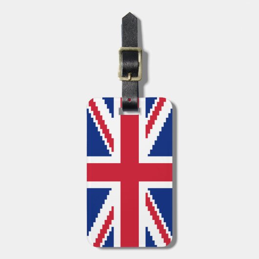 8 Bit-Gewerkschaft Pixel-Jack Gepäckanhänger (Vorderseite vertikal)