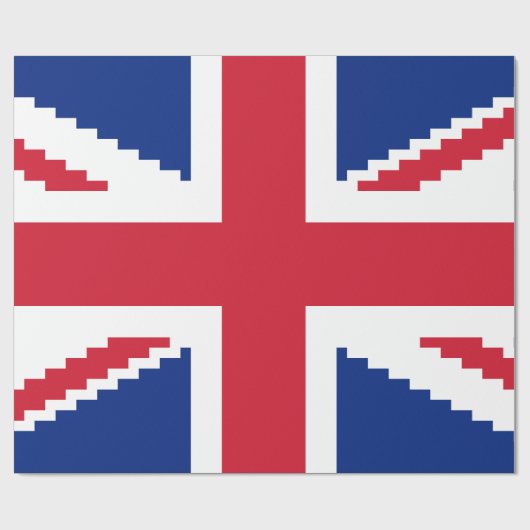 8 Bit-Gewerkschaft Pixel-Jack Geschenkpapier (Flach)