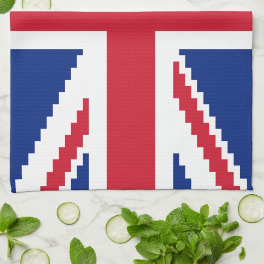 8 Bit-Gewerkschaft Pixel-Jack Handtuch (Gefaltet)