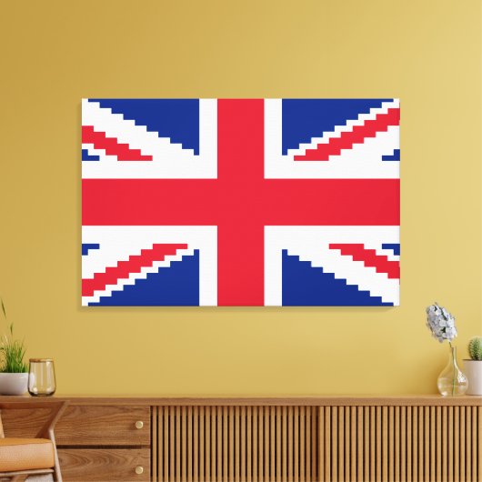 8 Bit-Gewerkschaft Pixel-Jack Leinwanddruck (Insitu (Wohnzimmer))