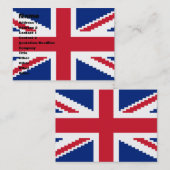 8 Bit-Gewerkschaft Pixel-Jack Visitenkarte (Vorne/Hinten)