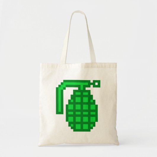8 Bit-Granate Tragetasche (Vorne)