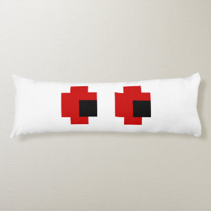 8 Bit Gruselige Rote Augen Seitenschläferkissen