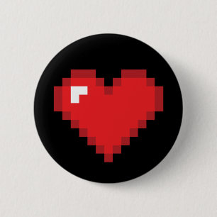8 Bit-Herz Button