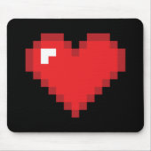 8 Bit-Herz Mousepad (Vorne)