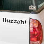 8 Bit Huzzah! Autoaufkleber (Auf Lkw)