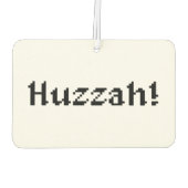 8 Bit Huzzah! Autolufterfrischer (Rückseite)