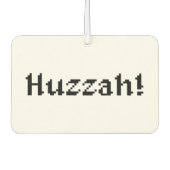 8 Bit Huzzah! Autolufterfrischer (Vorderseite)