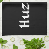 8 Bit Huzzah! Geschirrtuch (Gefaltet)