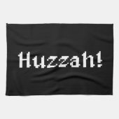 8 Bit Huzzah! Geschirrtuch (Horizontal)