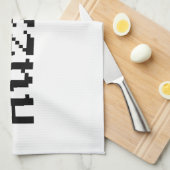 8 Bit Huzzah! Geschirrtuch (Viertel Falte)