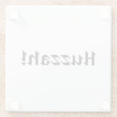 8 Bit Huzzah! Glasuntersetzer (Rückseite)