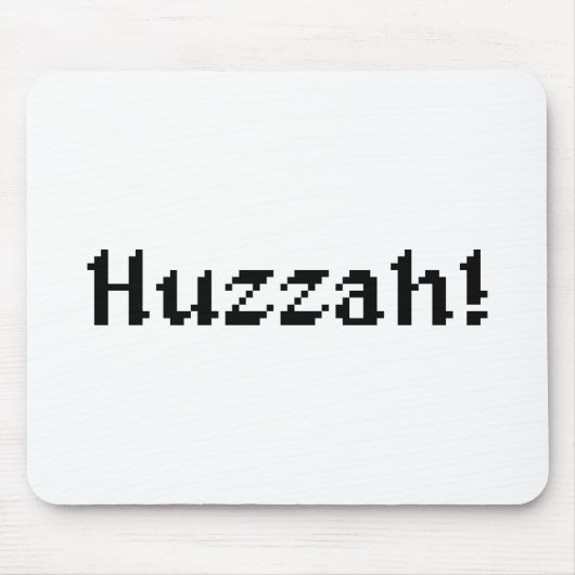 8 Bit Huzzah! Mousepad (Vorne)