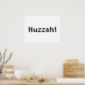 8 Bit Huzzah! Poster (Küche)