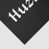 8 Bit Huzzah! Seidenpapier (Ausschnitt)