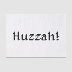 8 Bit Huzzah! Seidenpapier