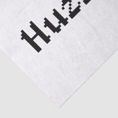 8 Bit Huzzah! Seidenpapier (Ausschnitt)