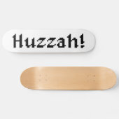 8 Bit Huzzah! Skateboard (Horizontal)