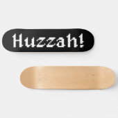 8 Bit Huzzah! Skateboard (Horizontal)