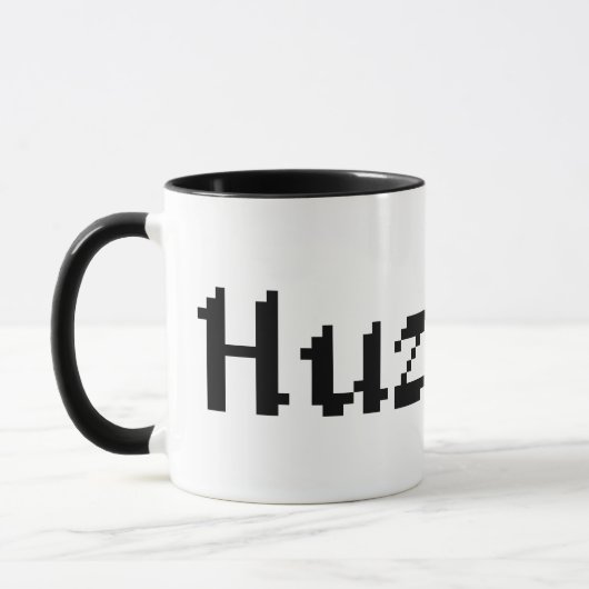 8 Bit Huzzah! Tasse (Links)
