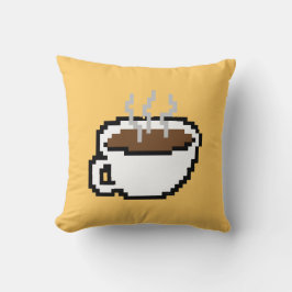 8-Bit-Kaffeepause Kissen