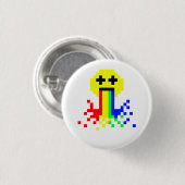 8 Bit-Kater Button (Vorne & Hinten)
