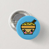 8 Bit Kawaii Ramen Button (Vorne & Hinten)